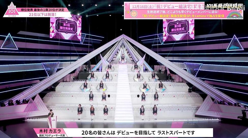 日版《produce101》第二季出道名单喜迎成功